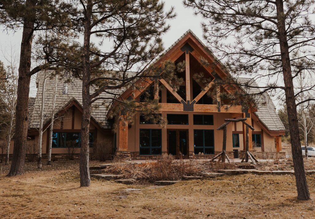 The Lodge at Cathedral Pines makes for a great rustic wedding venue in Colorado Springs
