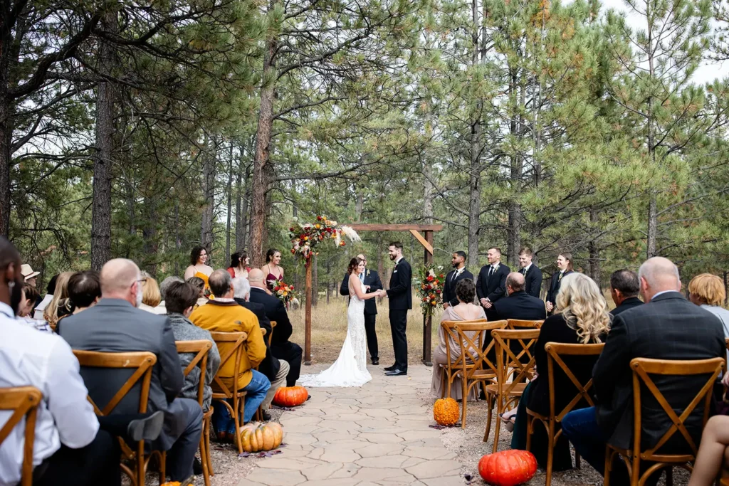 October wedding season in Colorado Springs